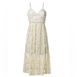 Self-Portrait Blue floral dress